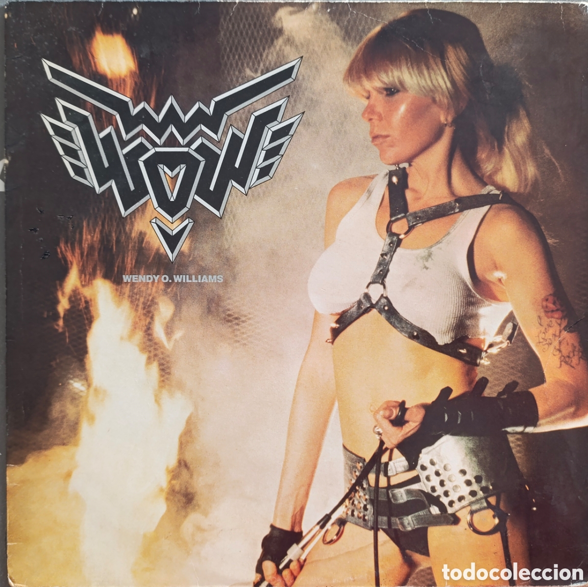 Discos de vinilo: WENDY O. WILLIAMS -WOW LP 1984 1&ordf; ED FRANCESA -BERNETT RECORDS - KISS - HARD ROCK METAL