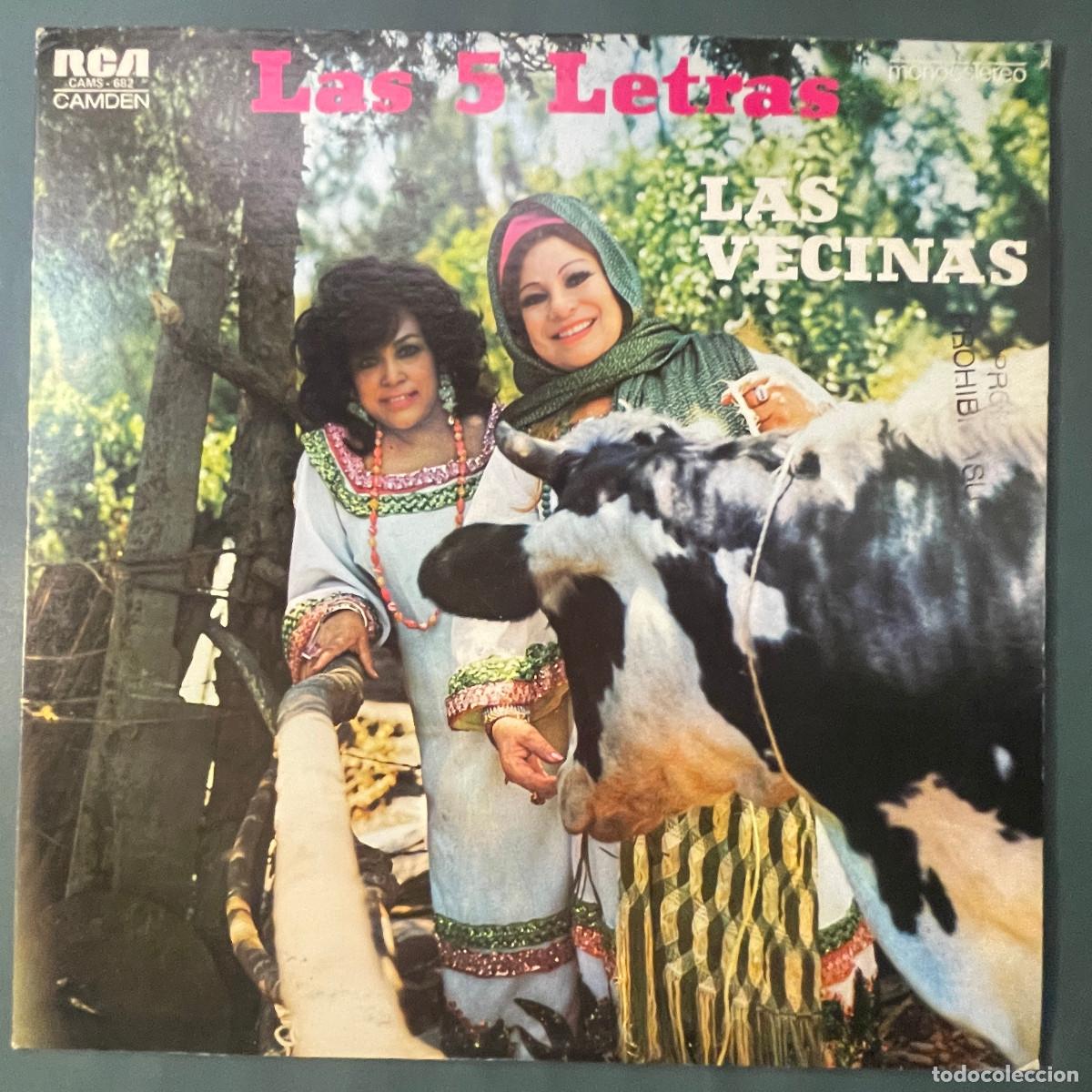 Discos de vinilo: LAS VECINAS / LAS 5 LETRAS / LP RCA 1974 / MEXICO