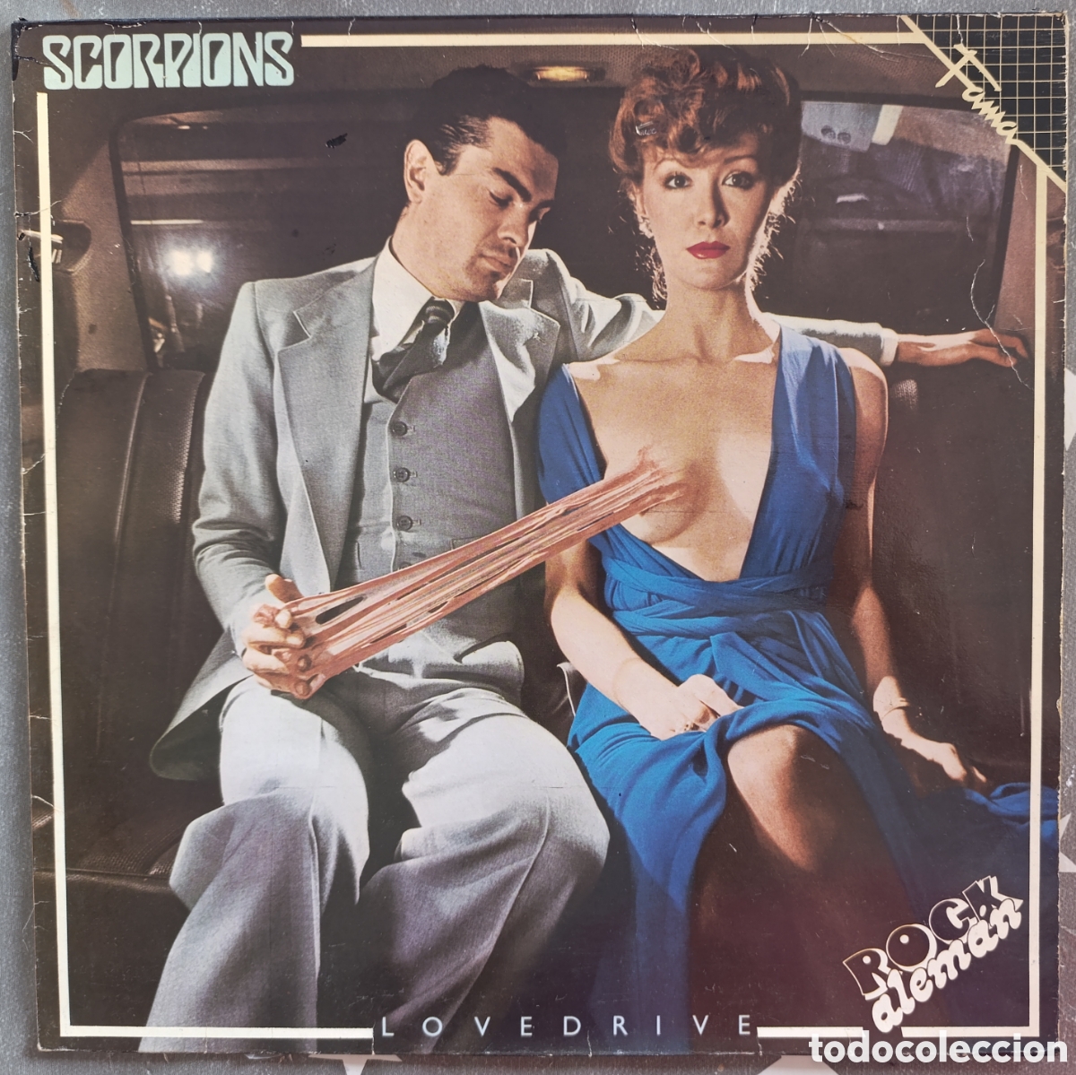 Discos de vinilo: SCORPIONS &ndash; LOVEDRIVE LP EDICION ESPA&Ntilde;OLA - SERIE FAMA HARD ROCK METAL