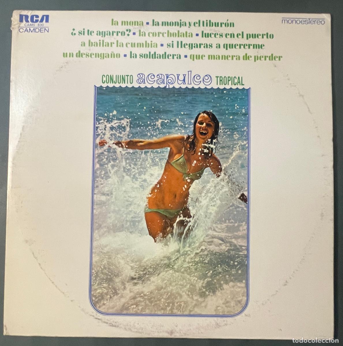 Discos de vinilo: CONJUNTO ACAPULCO TROPICAL / LA MONA / LP RCA 1976 / MEXICO