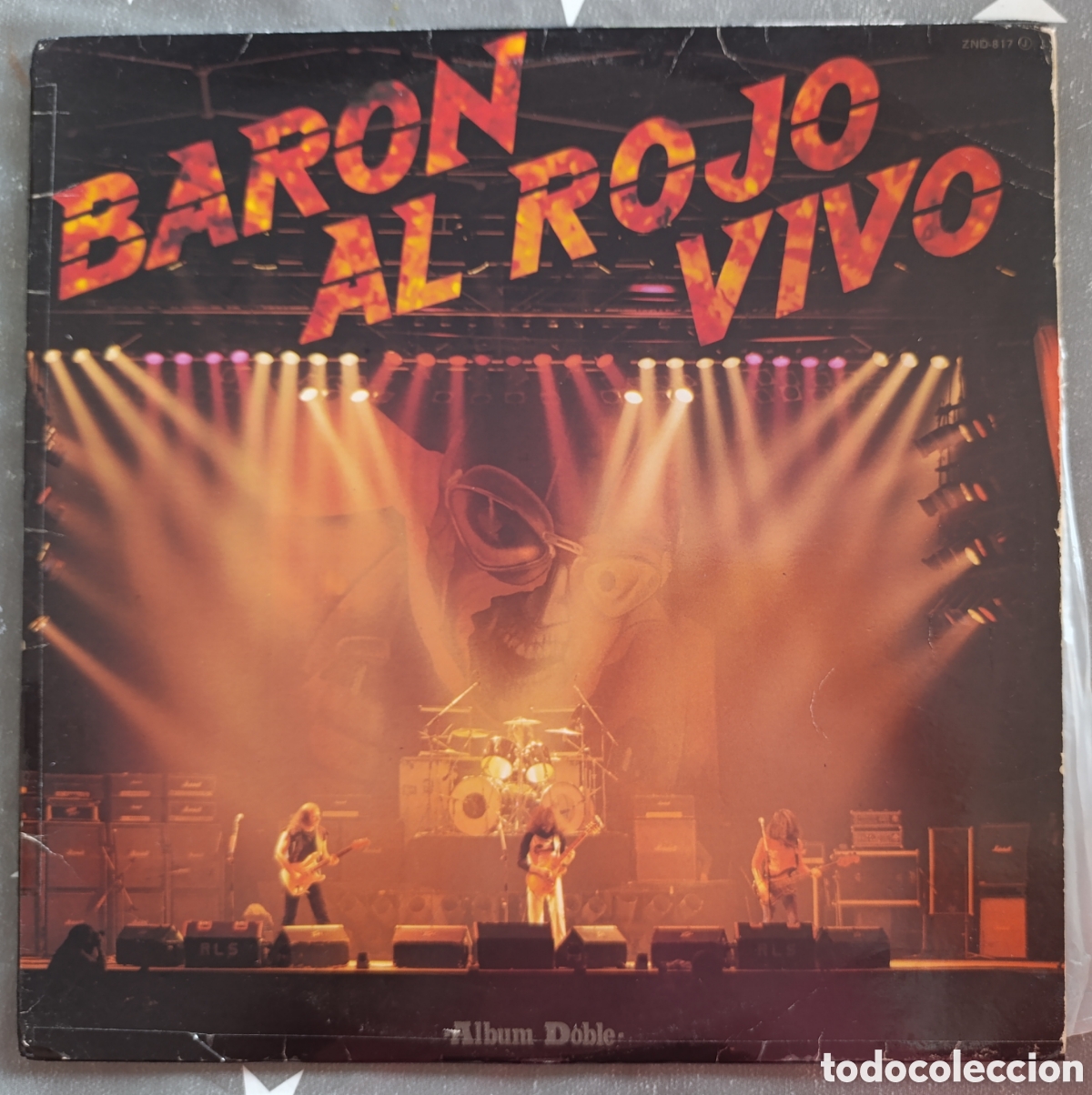 Discos de vinilo: BARON ROJO - BARON AL ROJO VIVO 2LP 1984 1&ordm; EDICION PORTADA GATEFOLD HARD ROCK METAL