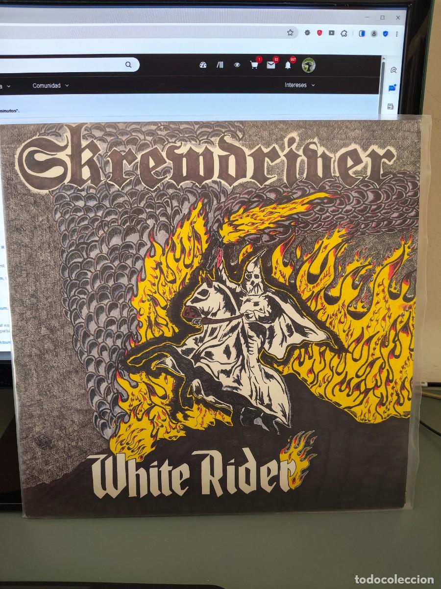 Discos de vinilo: SKREWDRIVER. WHITE RIDER - Foto 1