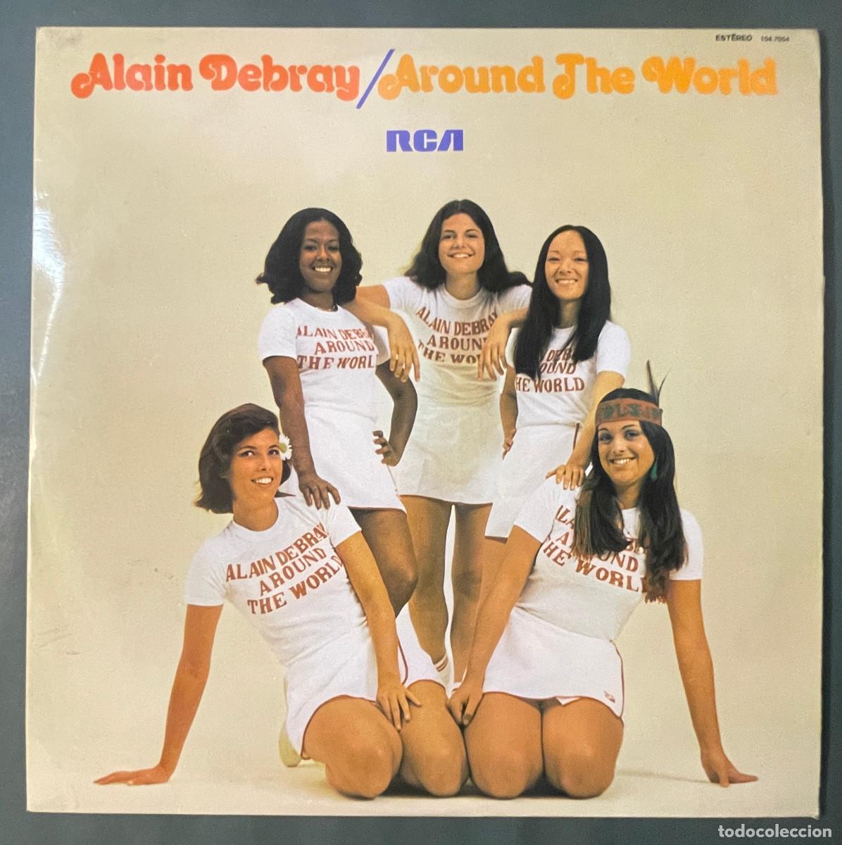 Disques de vinyle: ALAIN DEBRAY / AROUND THE WORLD / LP RCA 1977 / BRASIL