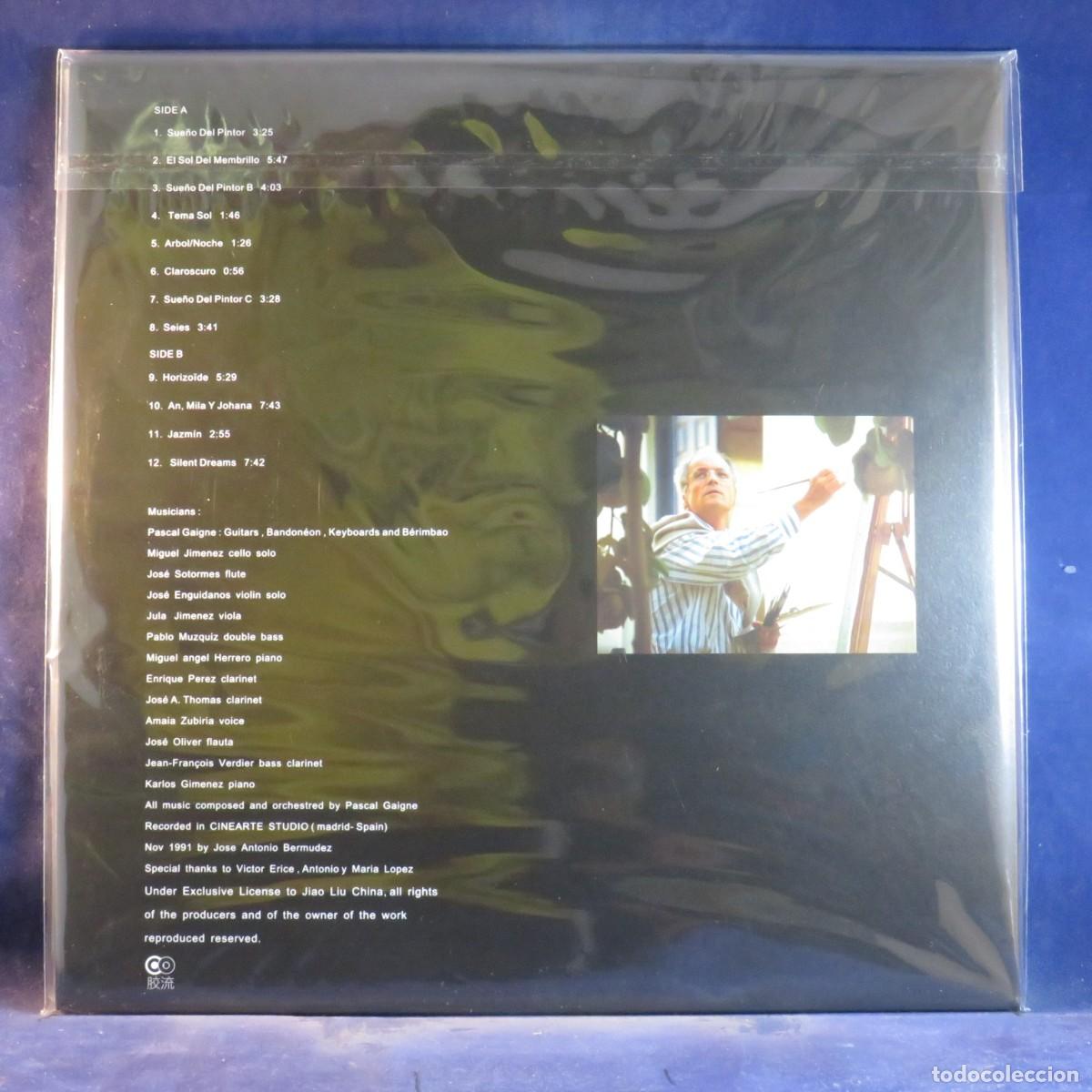 Discos de vinilo: PASCAL GAIGNE &ndash; M&Uacute;SICA PARA &rdquo;EL SOL DEL MEMBRILLO&rdquo; Y &rdquo;OZKAK&rdquo; - LP - Foto 2