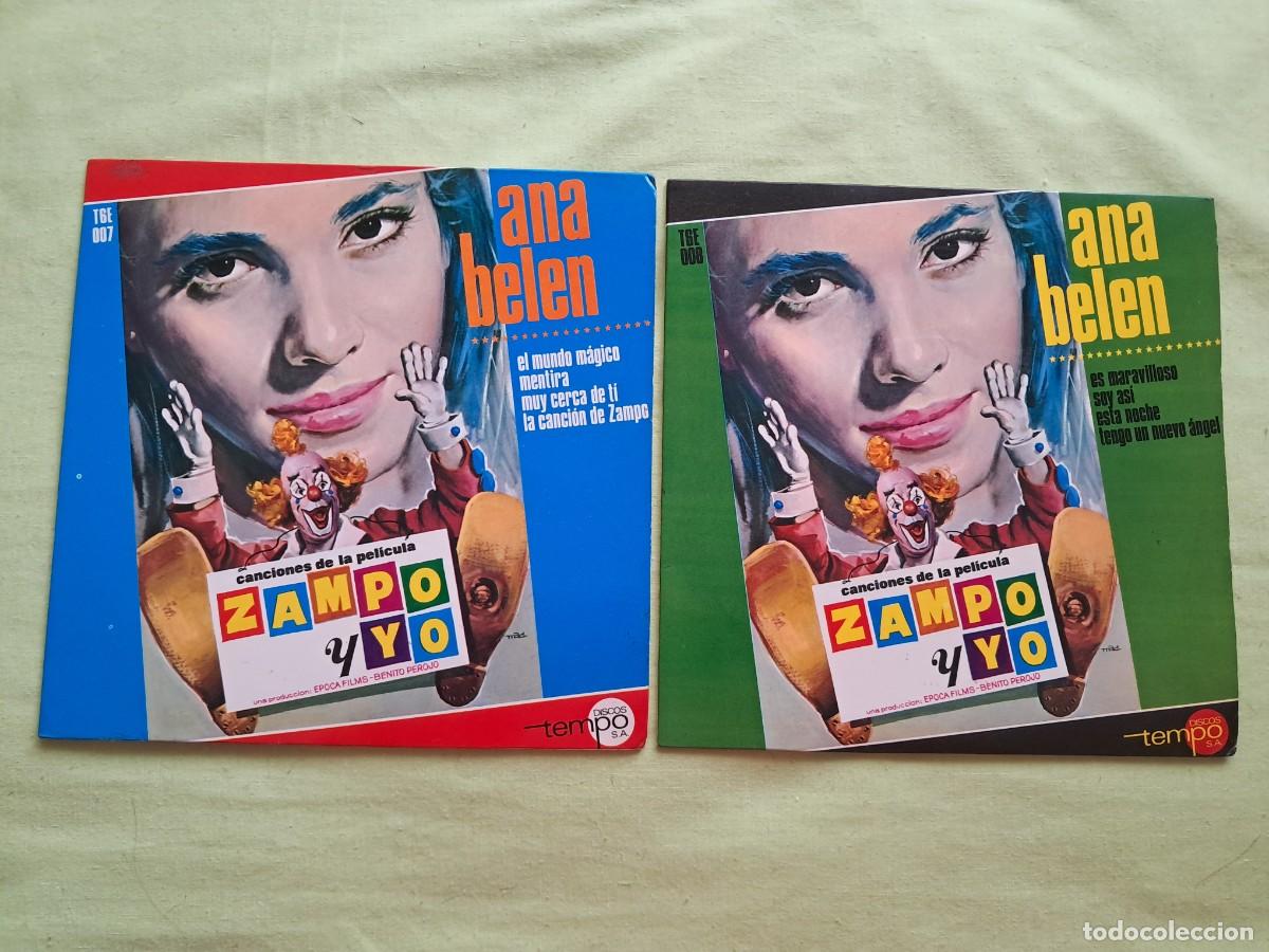 Vinyl-Schallplatten: DOS E.P. DE ANA BELEN CON CANCIONES DE LA PEL&Iacute;CULA &rdquo;ZAMPO Y YO&rdquo;