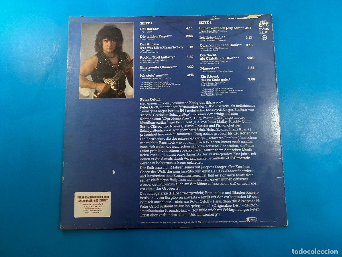 Discos de vinilo: PETER ORLOFF - DER BARBAR - LP AUSTRIA 1982 - Foto 2
