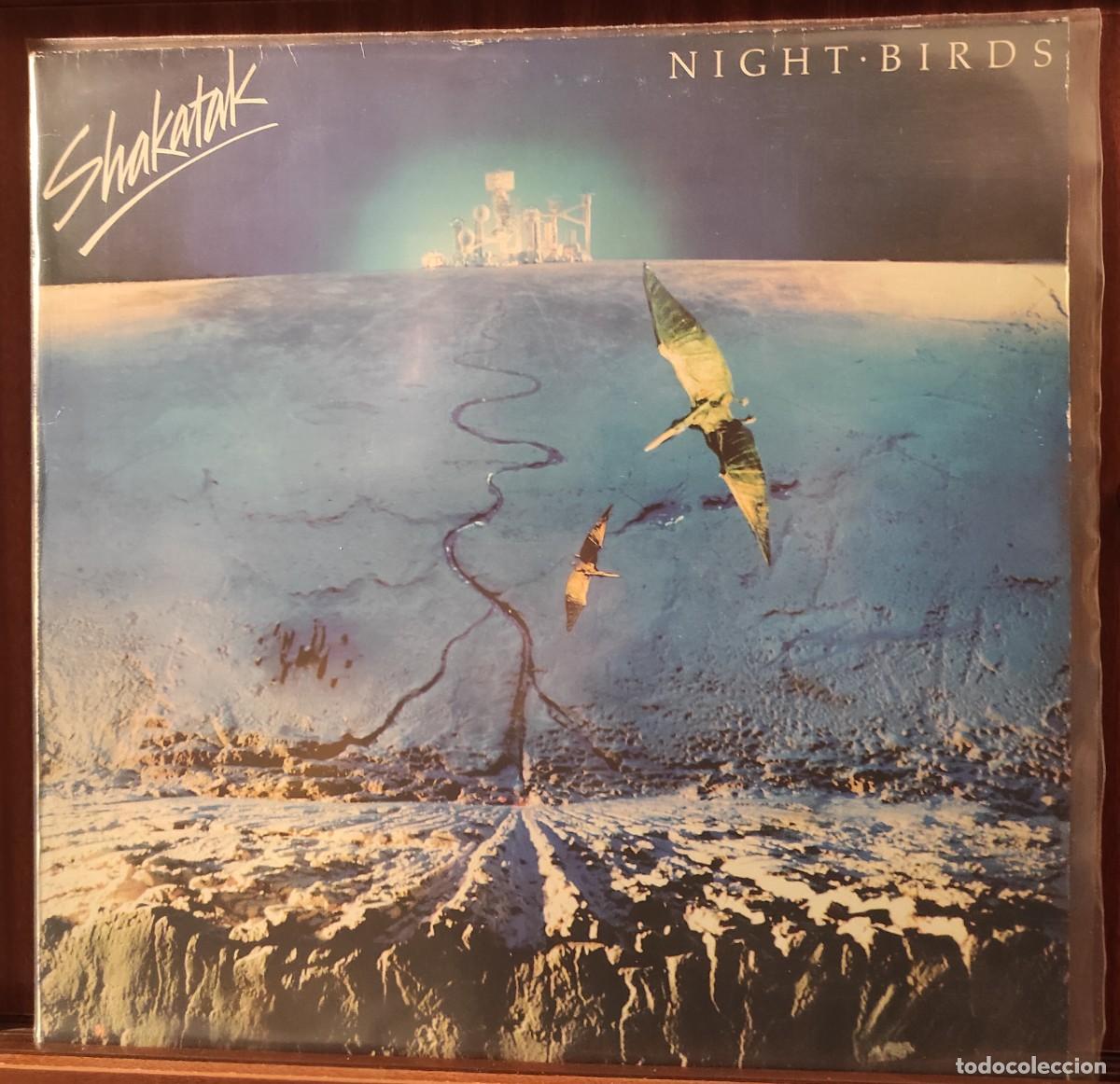 Discos de vinilo: Shakatak &ndash; Night Birds - VINILO EDICION ESPA&Ntilde;OLA SELLO POLYDOR 1982