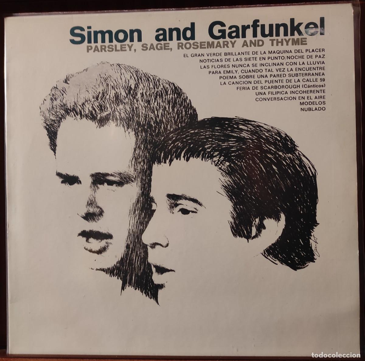 Discos de vinilo: Simon & Garfunkel &ndash; Parsley, Sage, Rosemary And Thyme VINILO EDICION ESPA&Ntilde;OLA SELLO CBS 1982