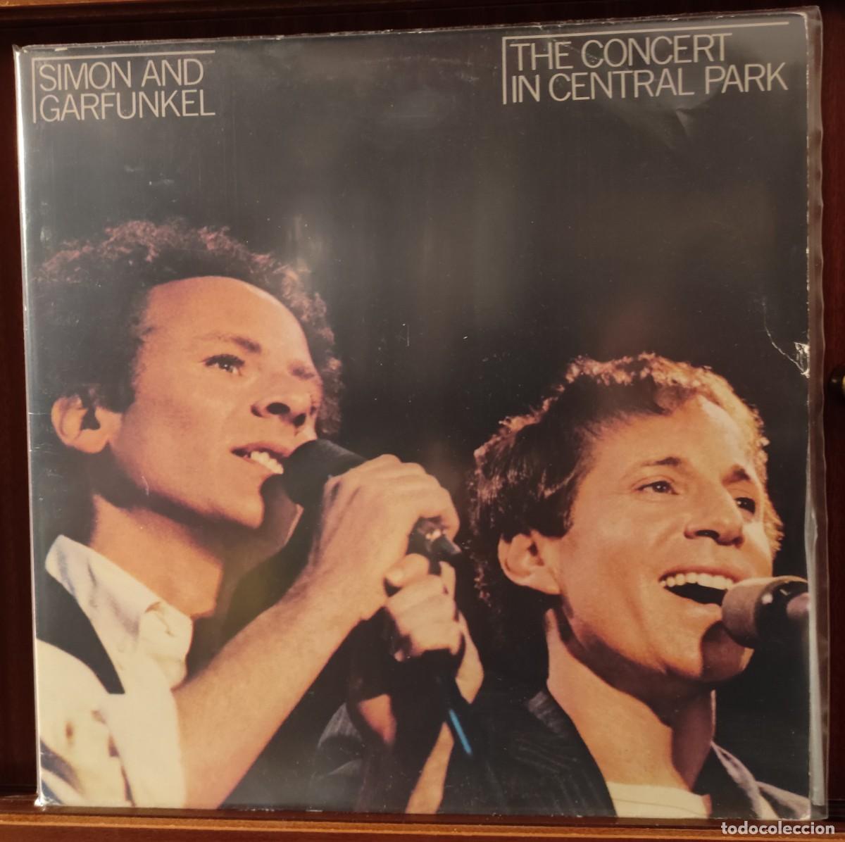 Discos de vinilo: Simon And Garfunkel &ndash; The Concert In Central Park DOBLE VINILO EDICION ESPA&Ntilde;OLA SELLO EPIC 1982
