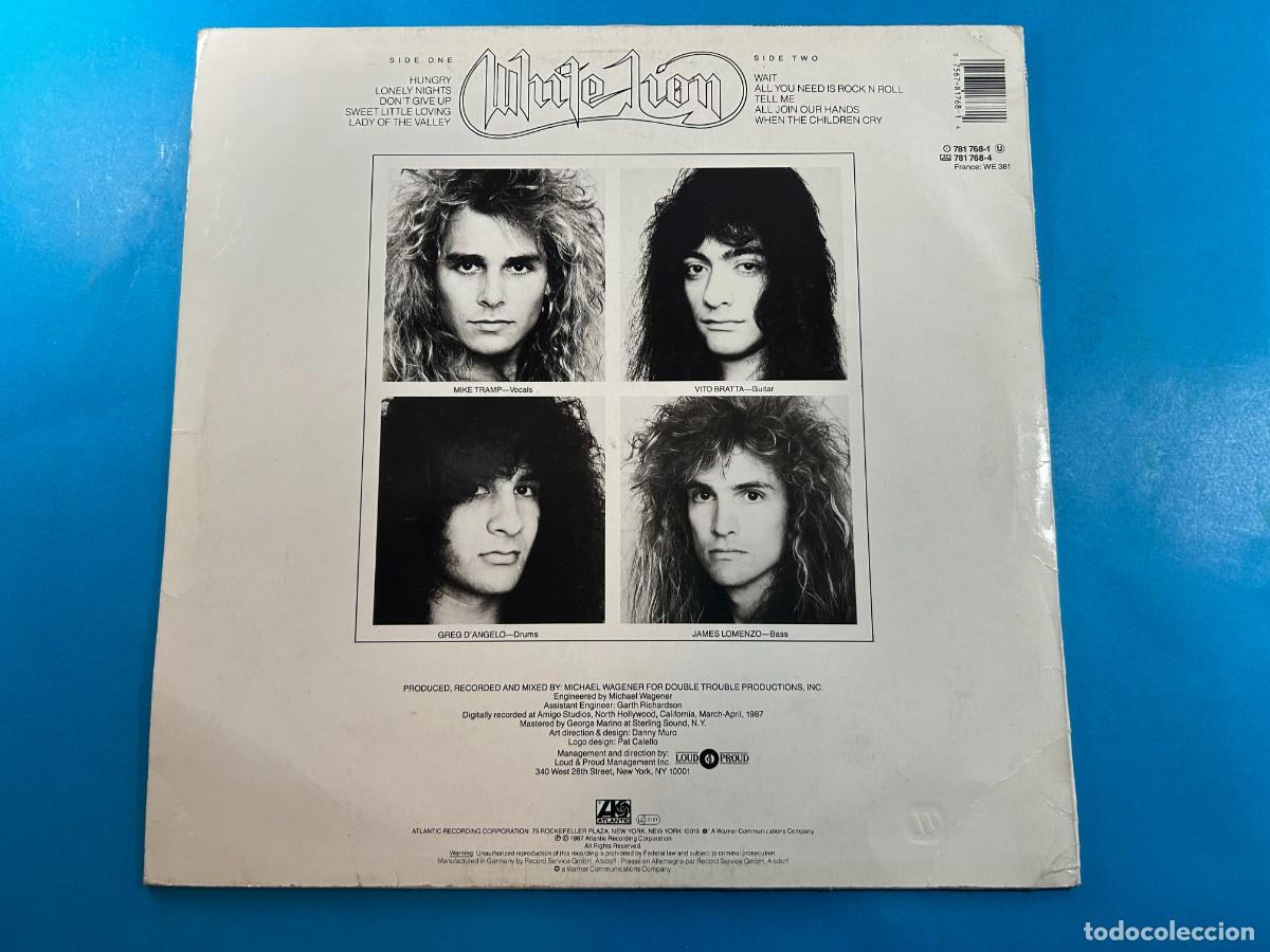 Discos de vinilo: WHITE LION - PRIDE - LP ATLANTIC USA 1987 - Foto 2