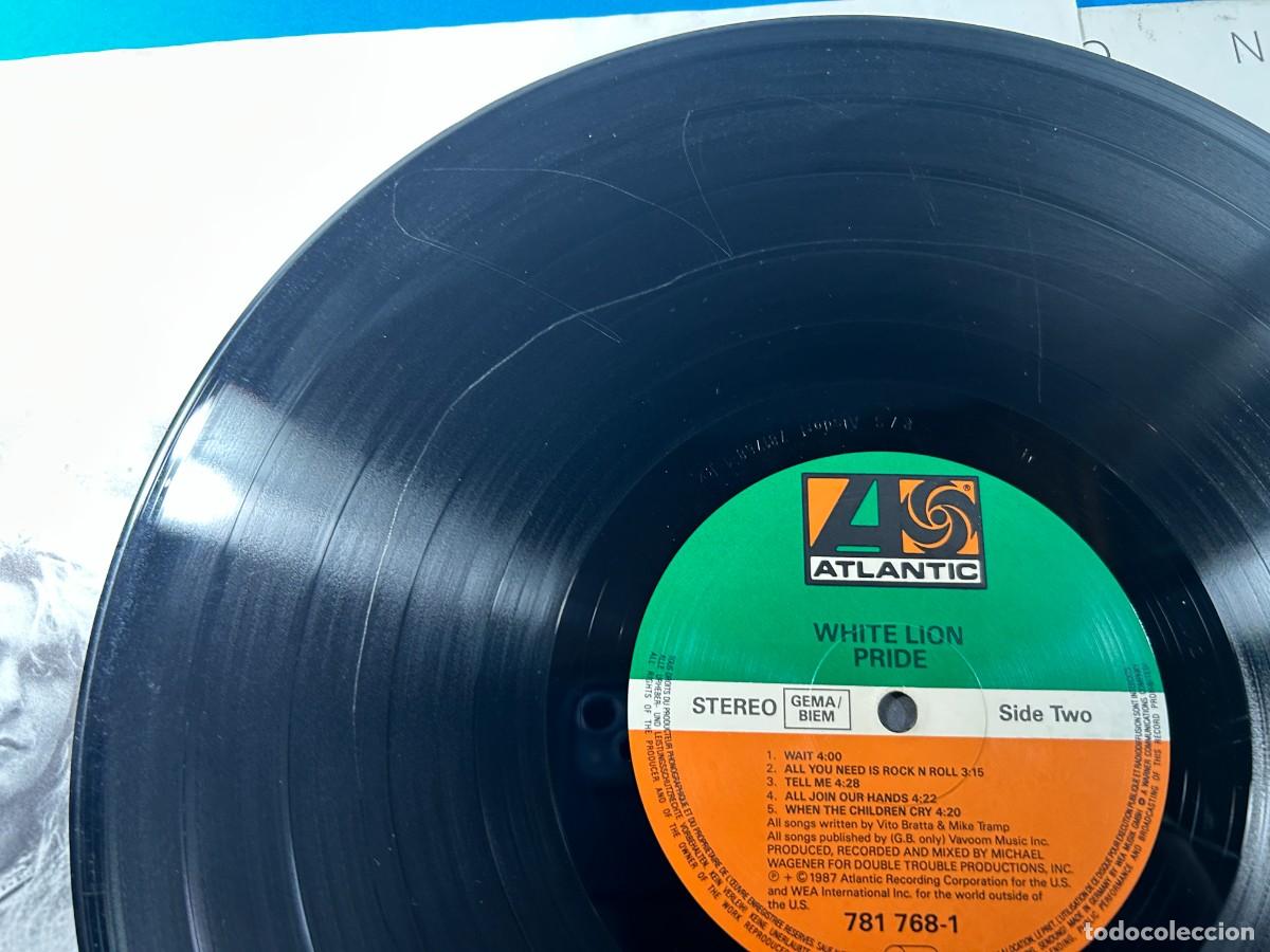 Discos de vinilo: WHITE LION - PRIDE - LP ATLANTIC USA 1987 - Foto 4