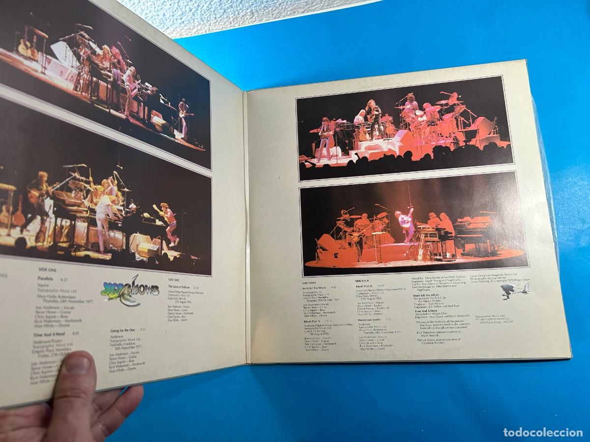 Discos de vinilo: YES - SHOWS - DOBLE LP ATLANTIC SPAIN 1980 GATEFOLD - Foto 2