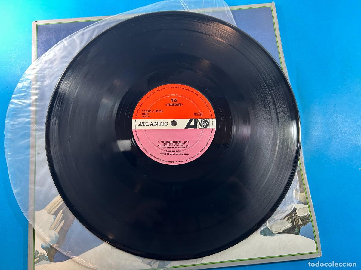 Discos de vinilo: YES - SHOWS - DOBLE LP ATLANTIC SPAIN 1980 GATEFOLD - Foto 5