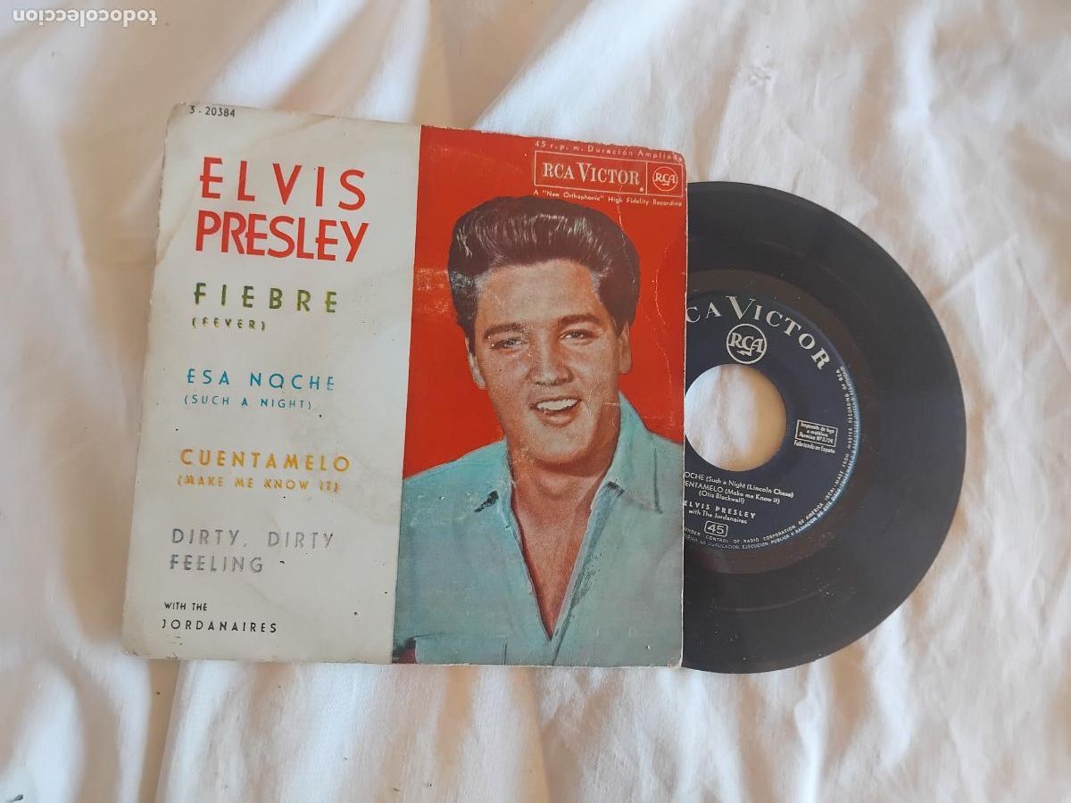 Discos de vinilo: ELVIS PRESLEY - FIEBRE (FEVER) + 3 - EP RCA 1962