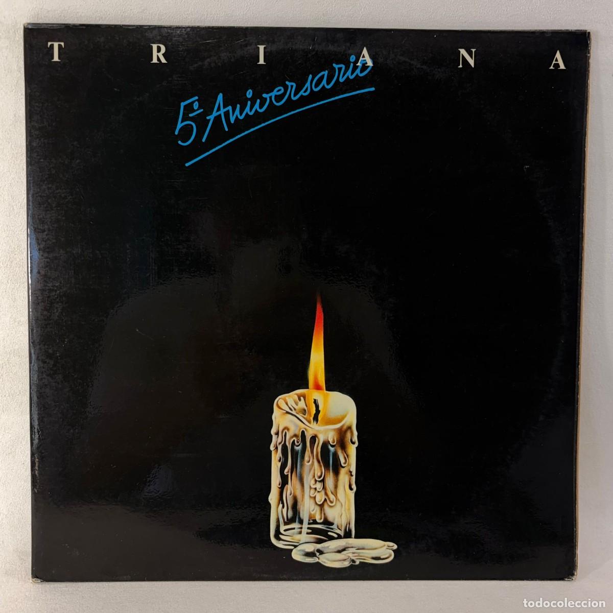 Vinyl records: LP - VINILO TRIANA - 5&ordm; ANIVERSARIO - DOBLE PORTADA - DOBLE LP - ESPA&Ntilde;A - A&Ntilde;O 1980
