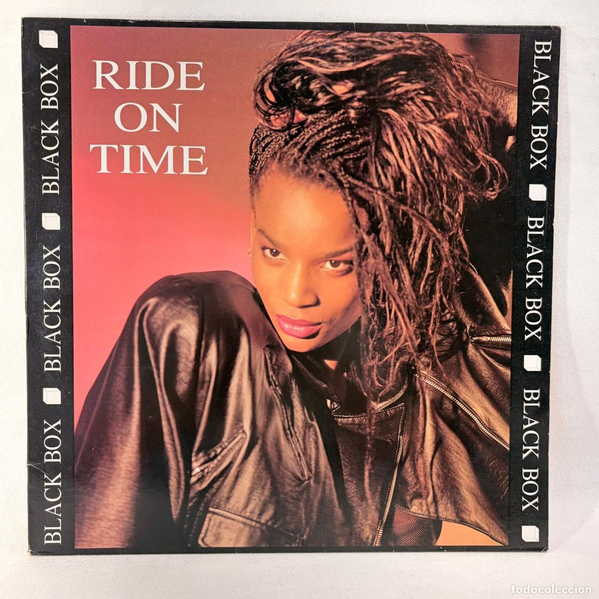 Discos de vinilo: MAXI SINGLE BLACK BOX - RIDE ON TIME - ESPA&Ntilde;A - A&Ntilde;O 1989