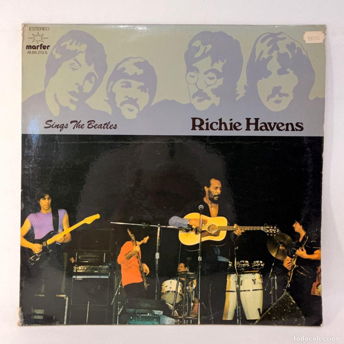 Discos de vinilo: LP - VINILO RICHIE HAVENS - SINGS THE BEATLES - ESPA&Ntilde;A - A&Ntilde;O 1981