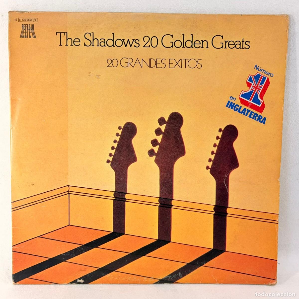 Vinyl records: LP - VINILO THE SHADOWS - THE SHADOWS 20 GOLDEN GREATS - DOBLE LP - DOBLE PORTADA - ESPA&Ntilde;A - 1977