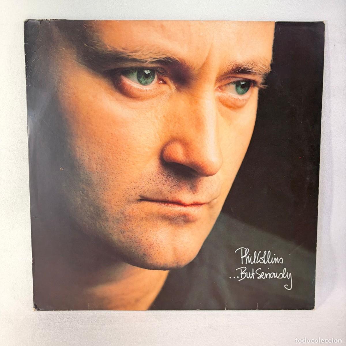 Discos de vinilo: LP - VINILO PHIL COLLINS - ...BUT SERIOUSLY + ENCARTE - ALEMANIA - A&Ntilde;O 1989