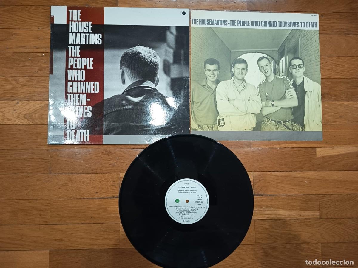Discos de vinilo: LP - THE HOUSE MARTINS - THE PEOPLE WHO GRINNED THEMSELVES TO DEATH - CHRYSALIS 1987