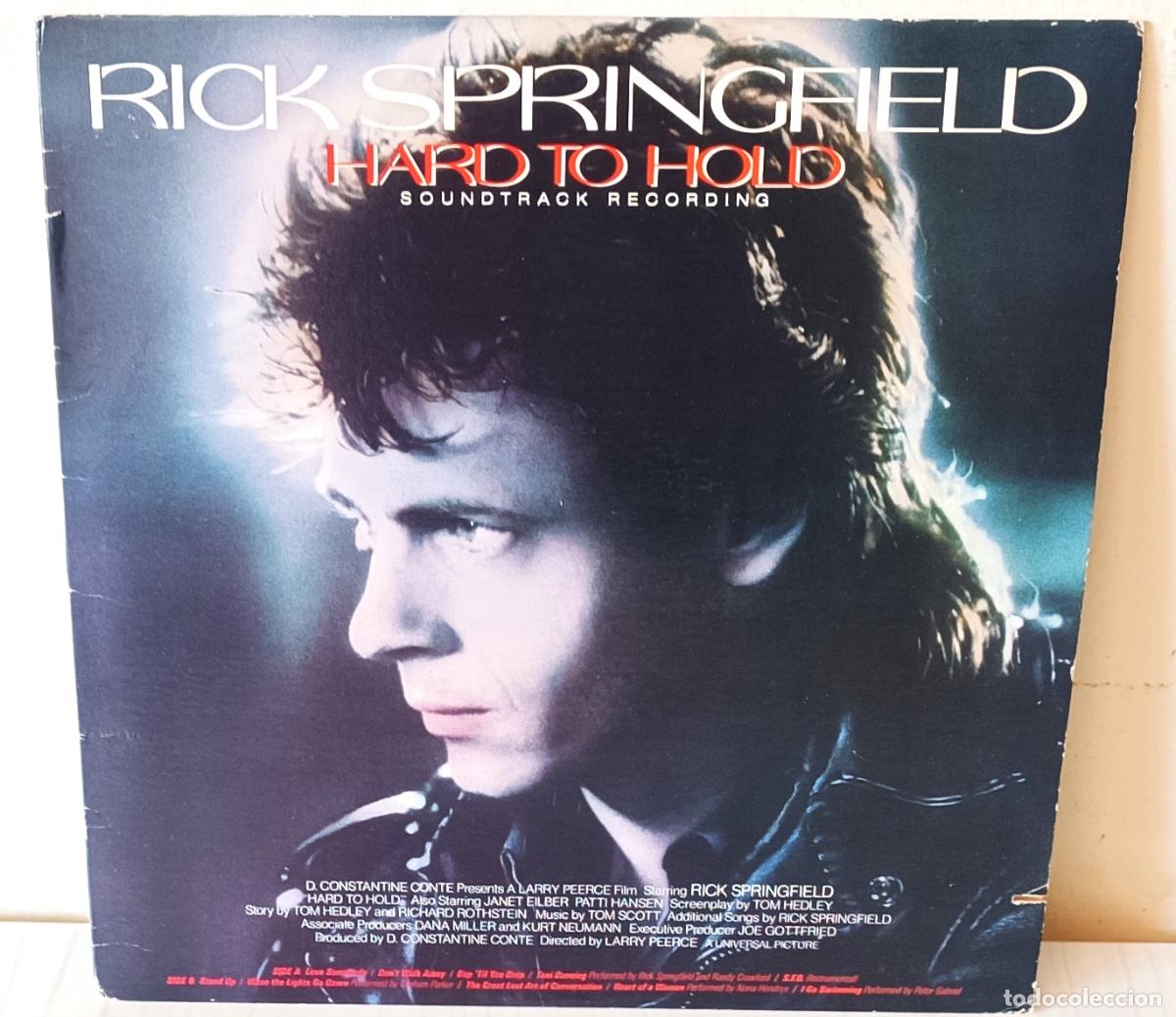 Discos de vinilo: RICK SPRINGFIELD - HARD TO HOLD RCA EDIC. USA - 1984