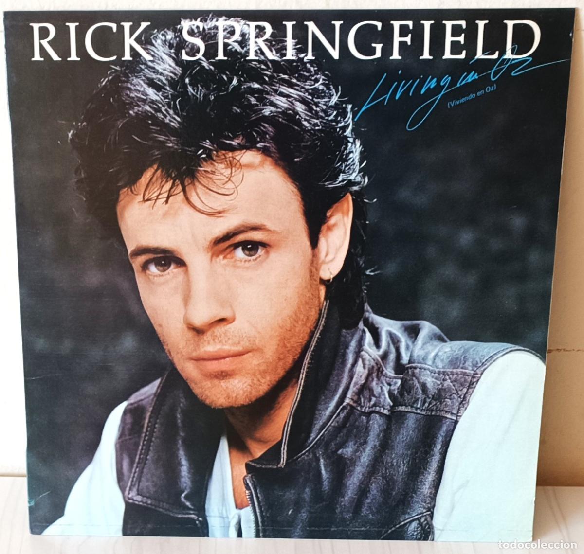 Discos de vinilo: RICK SPRINGFIELD - LIVING EN OZ RCA - 1983 PROMO LABEL BLANCO
