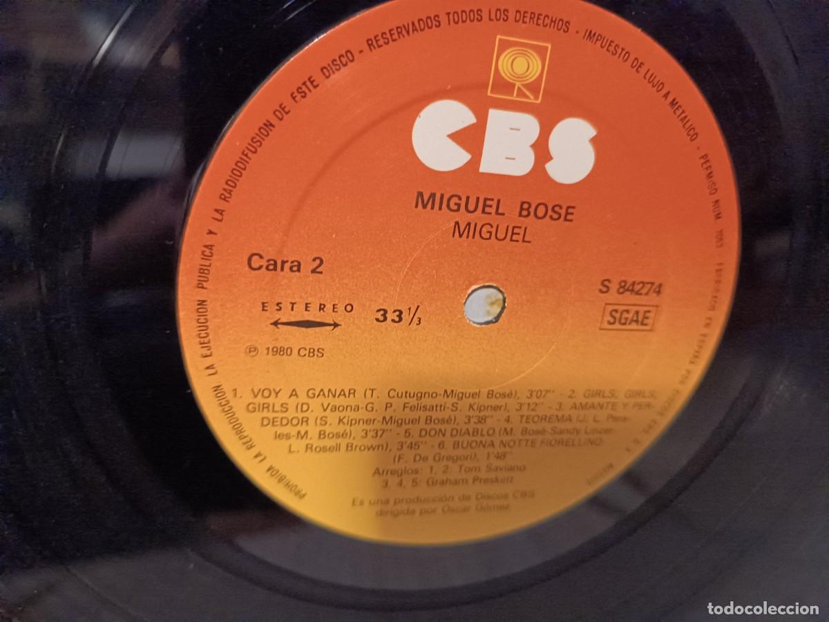 Discos de vinilo: Miguel Bos&eacute; Miguel........... - Foto 3