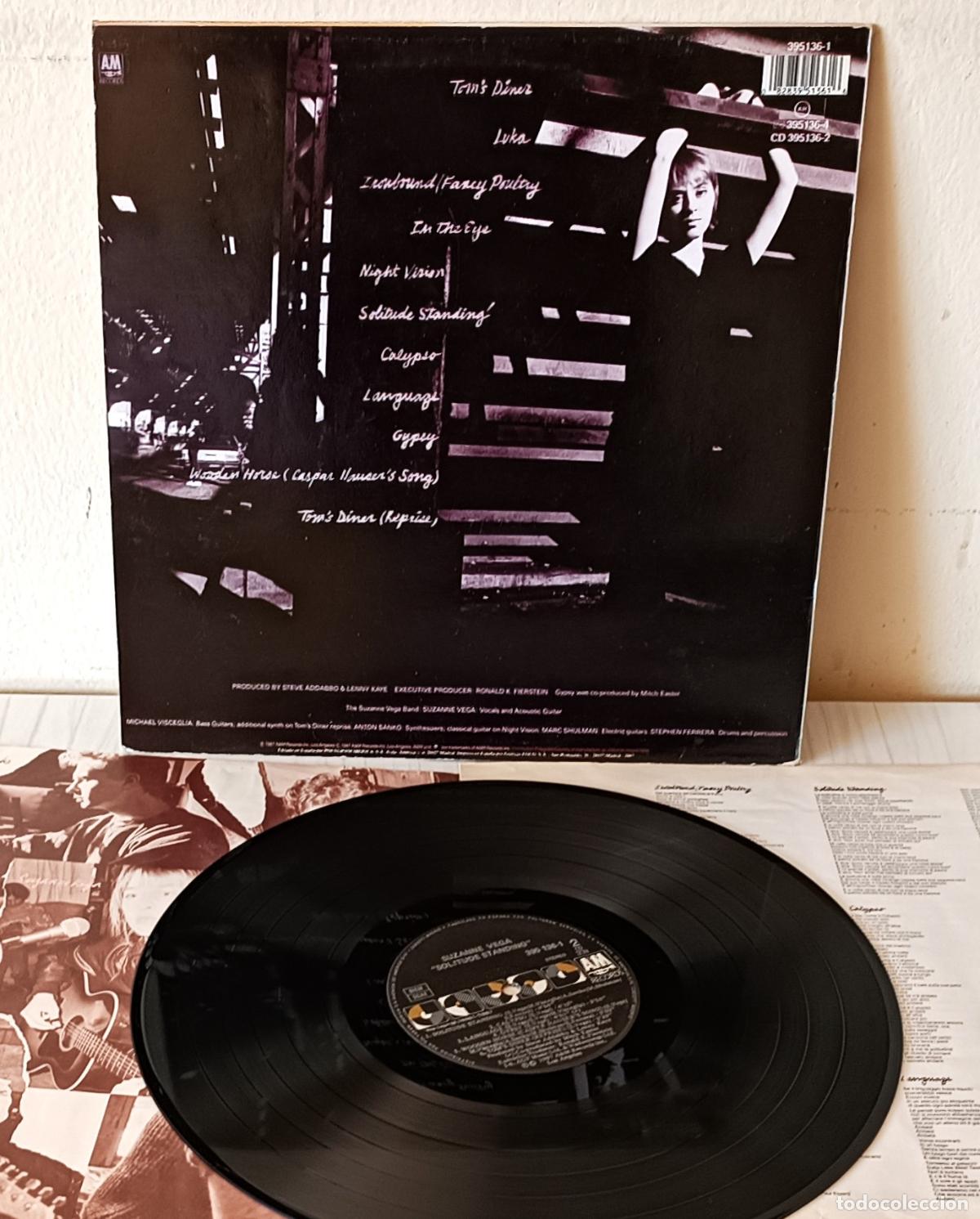 Discos de vinilo: SUZANNE VEGA - SOLITUDE STANDING A & M - 1987 - Foto 2