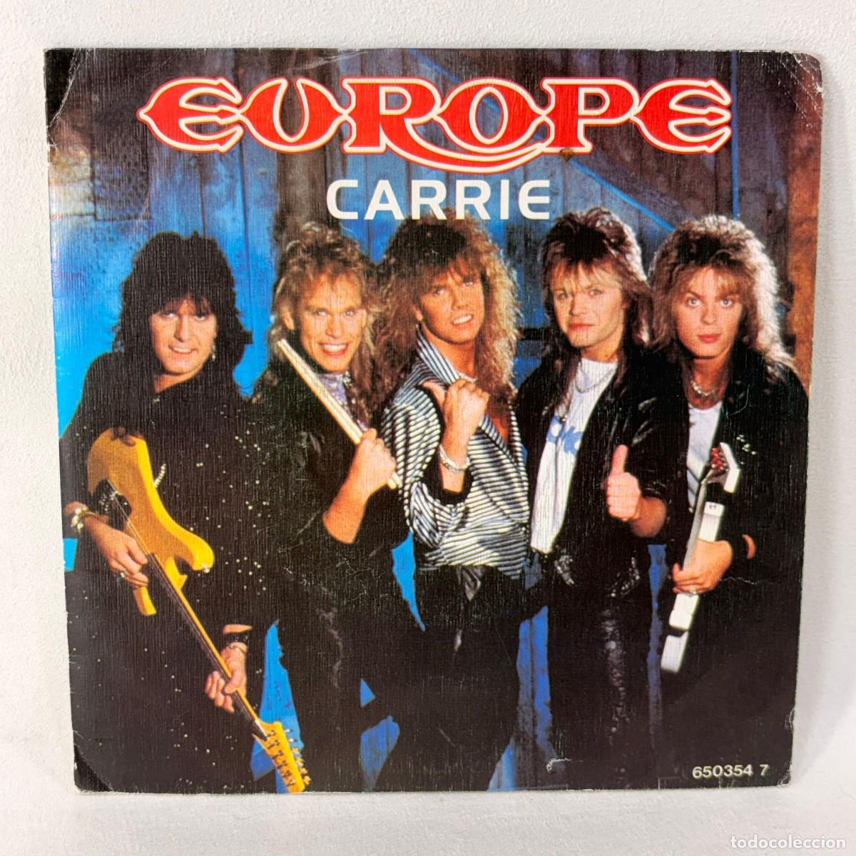 Vinyl records: SINGLE EUROPE - CARRIE - ESPA&Ntilde;A - A&Ntilde;O 1987