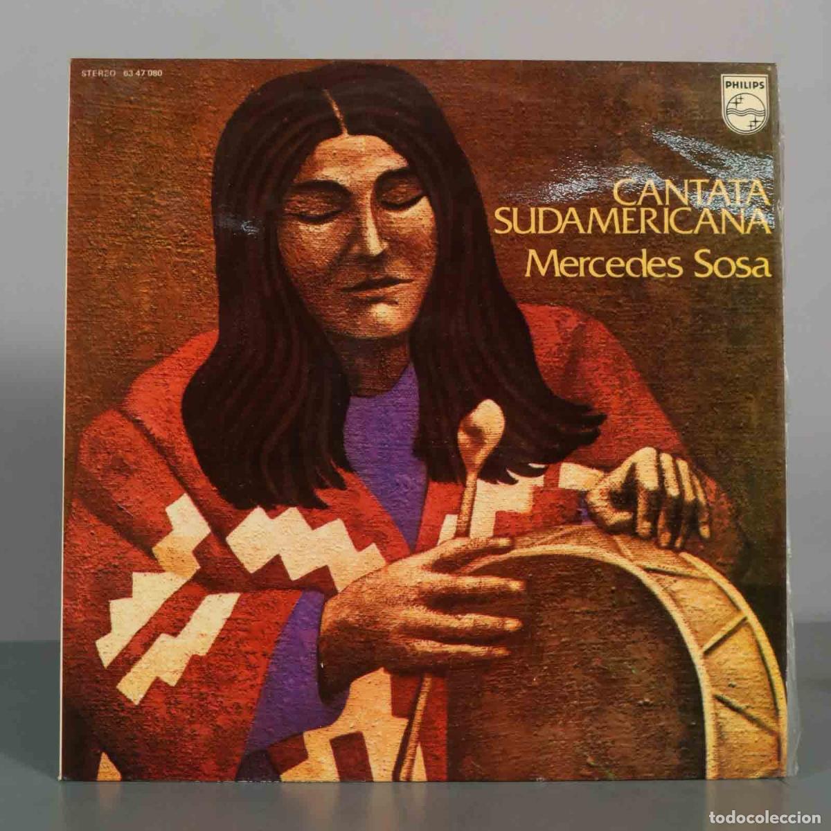 Discos de vinilo: LP. Cantata Sudamericana - Mercedes Sosa, Ariel Ram&iacute;rez, F&eacute;lix Luna - Philips