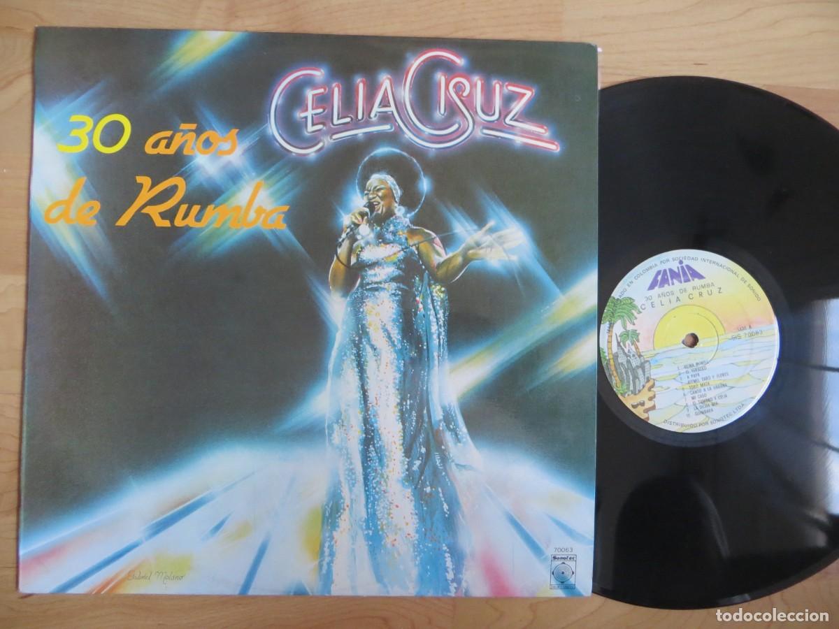 Discos de vinilo: Celia Cruz - 30 A&ntilde;os De Rumba (LP, Comp) COLOMBIA- EXCELENTE ESTADO !!!!!
