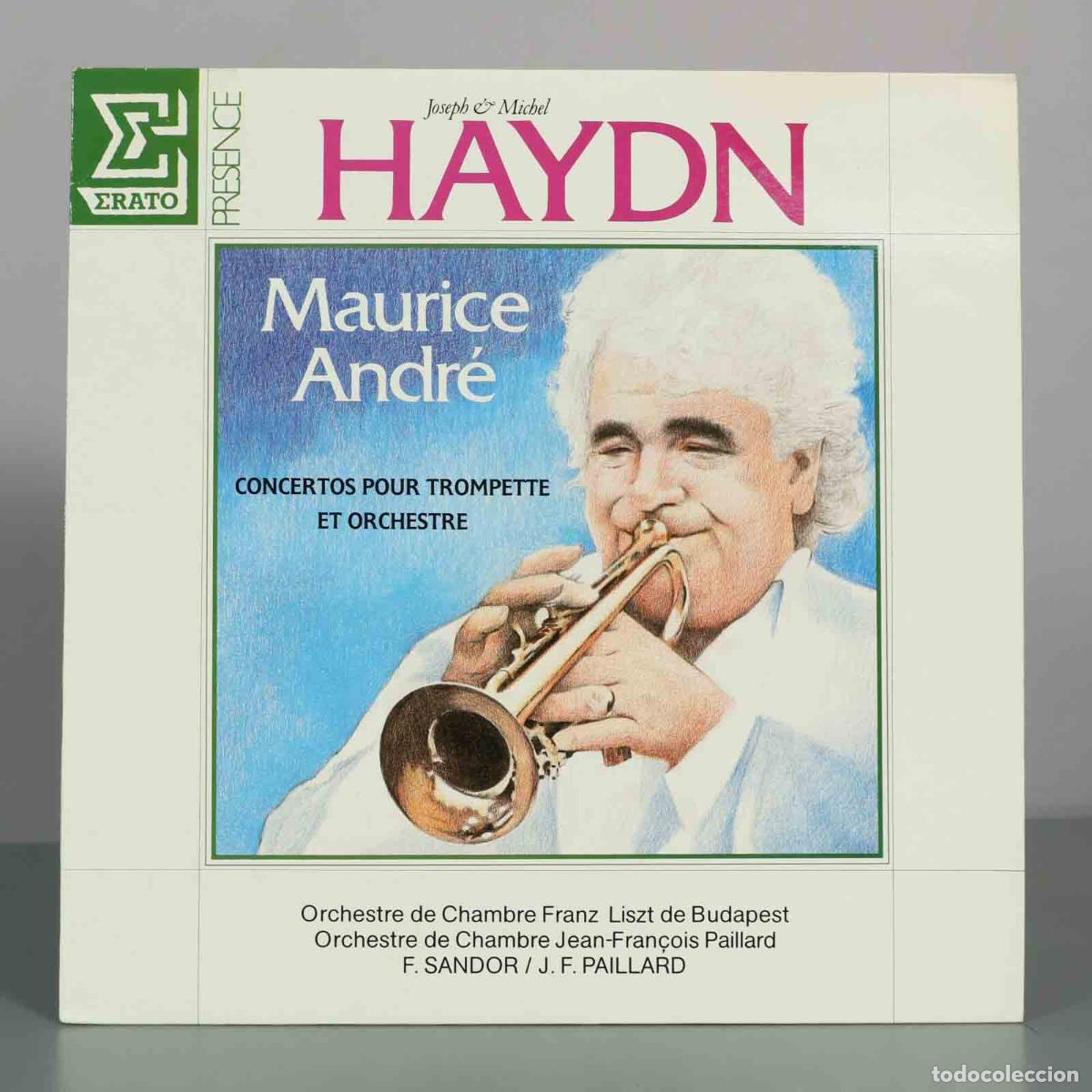 Discos de vinilo: LP. Haydn: Concertos pour trompette et orchestre - Maurice Andr&eacute;, Orchestre de Chambre Franz Liszt