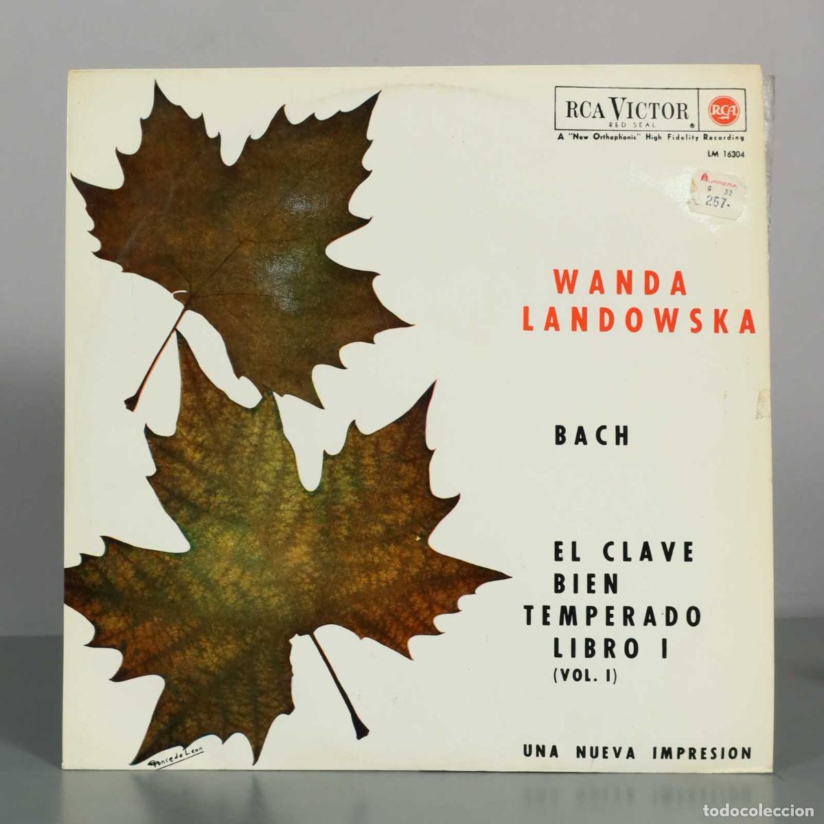 Discos de vinilo: LP. Bach - El Clave Bien Temperado, Libro I - Vol. I - Wanda Landowska