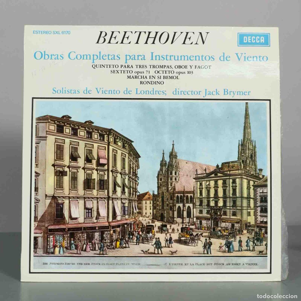 Discos de vinilo: LP. Beethoven: Obras Completas para Instrumentos de Viento - London Wind Soloists, Jack Brymer