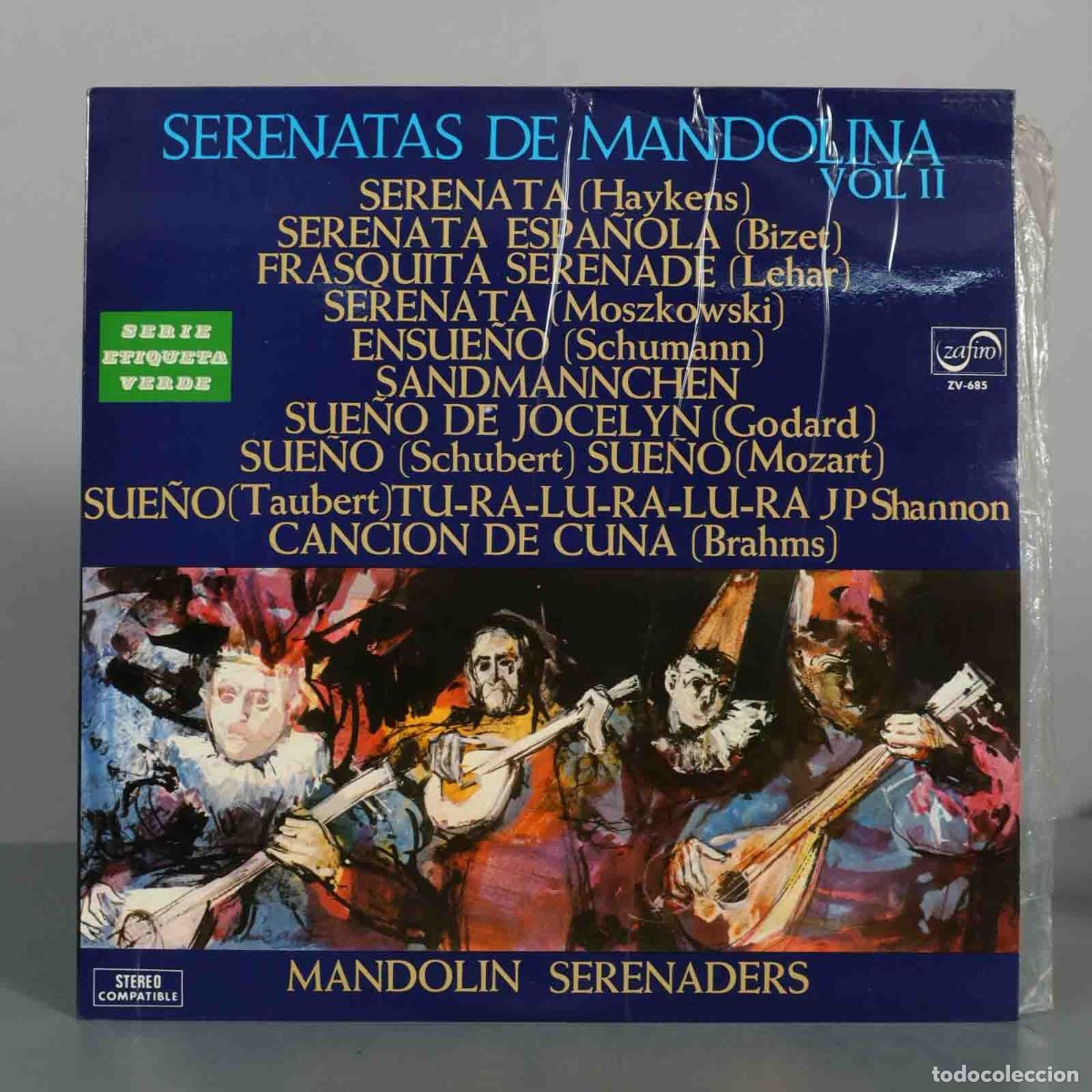 Discos de vinilo: LP. Serenatas de Mandolina Vol. II - Mandolin Serenaders - Zafiro