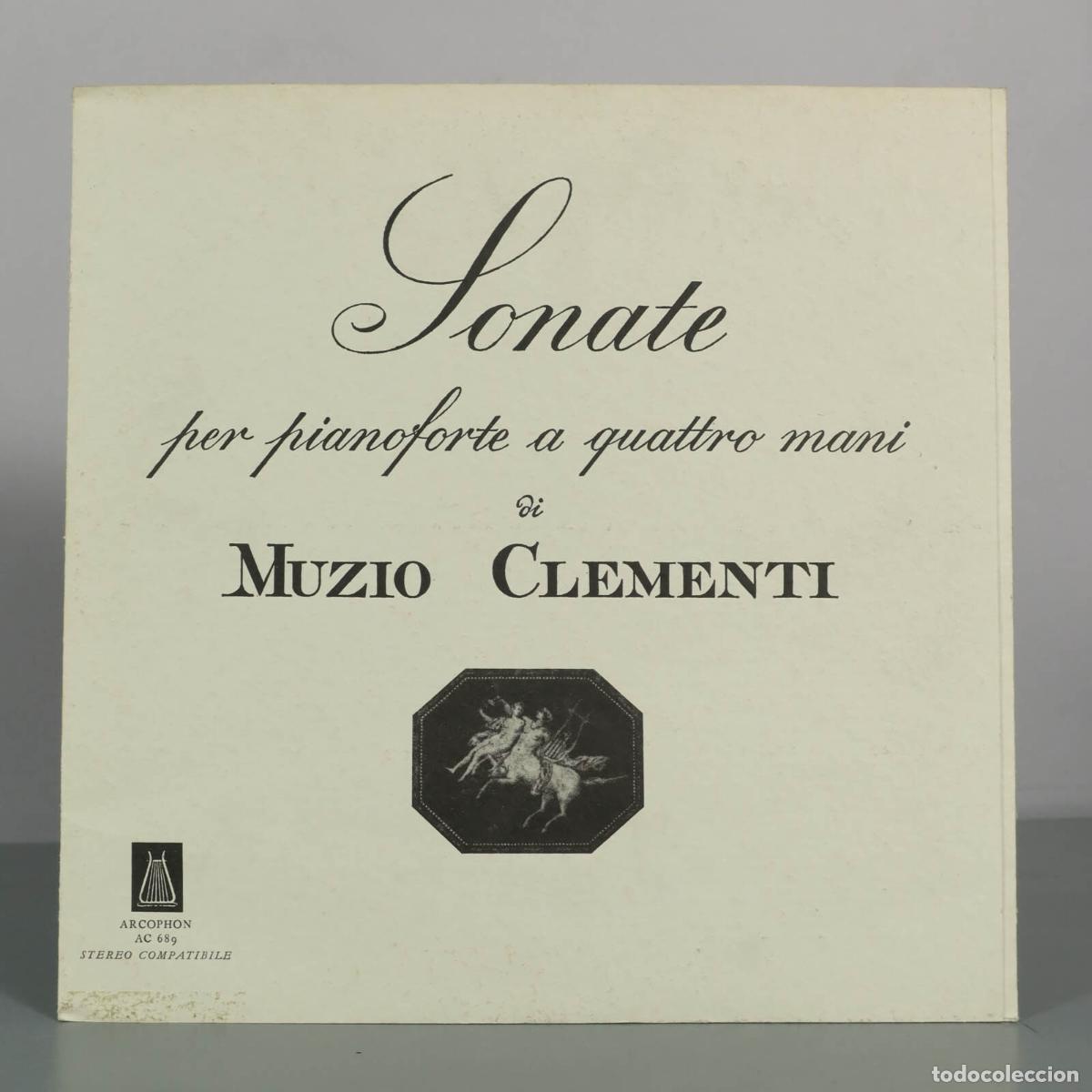 Discos de vinilo: LP. Sonate per pianoforte a quattro mani - Muzio Clementi, Gino Gorini, Sergio Lorenzi