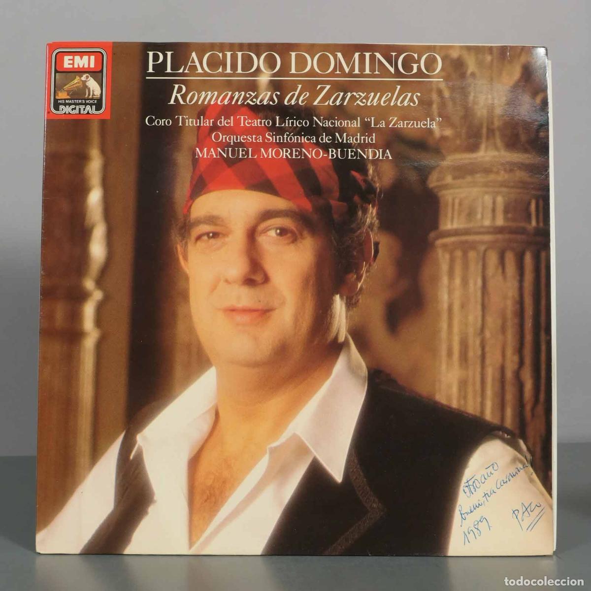 Vinyl records: LP. Romanzas de Zarzuelas - Pl&aacute;cido Domingo - Coro Titular del Teatro L&iacute;rico Nacional La Zarzuela,