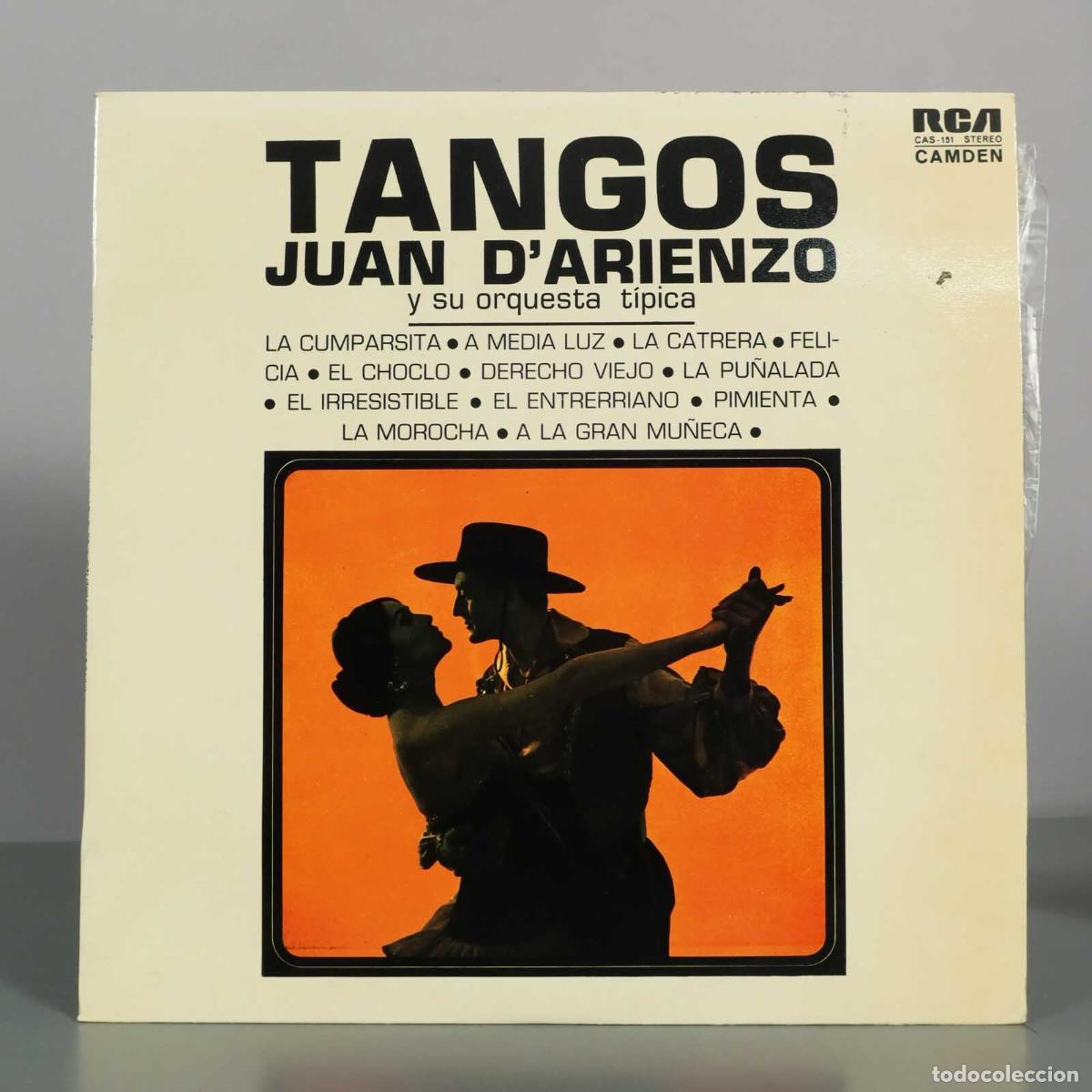 Discos de vinilo: LP. Tangos - Juan D&acute;Arienzo y su Orquesta T&iacute;pica