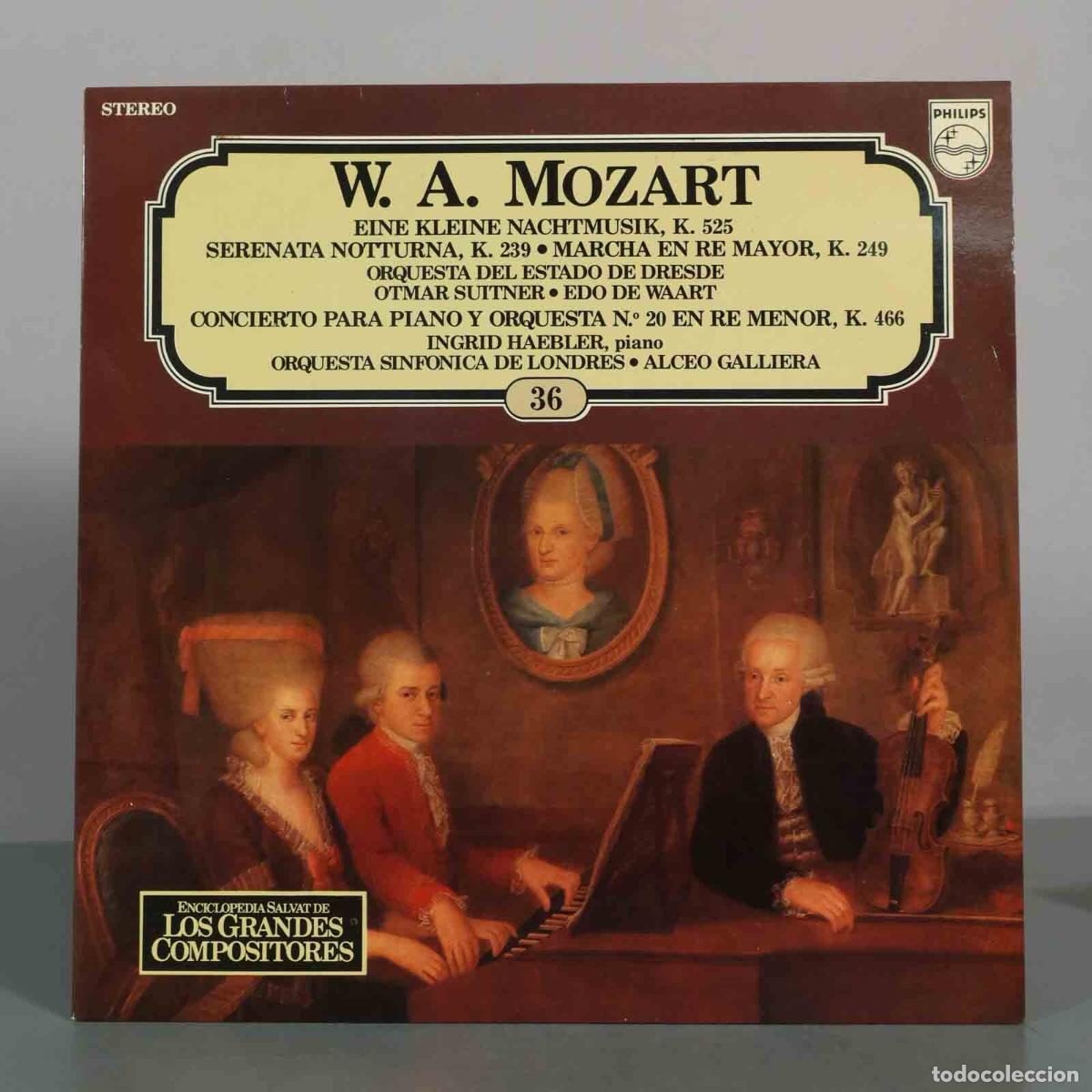 Discos de vinilo: LP. Eine Kleine Nachtmusik, K. 525 - W. A. Mozart - Orquesta Del Estado De Dresde, Edo de Waart, Ot