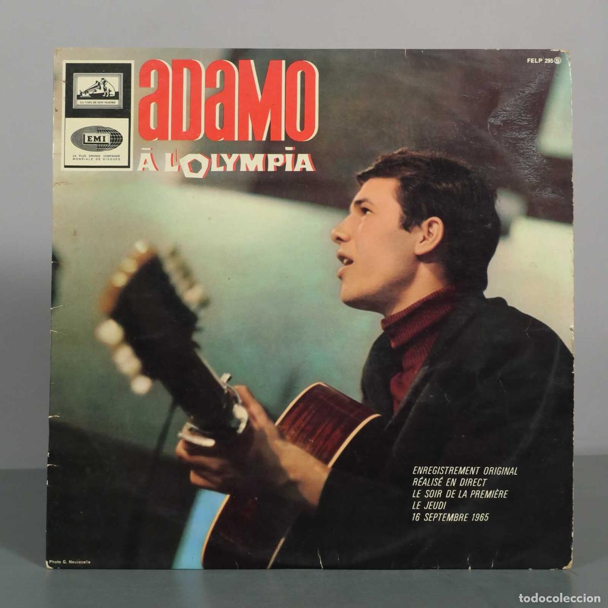 Discos de vinilo: LP. Adamo &agrave; l&acute;Olympia - Salvatore Adamo