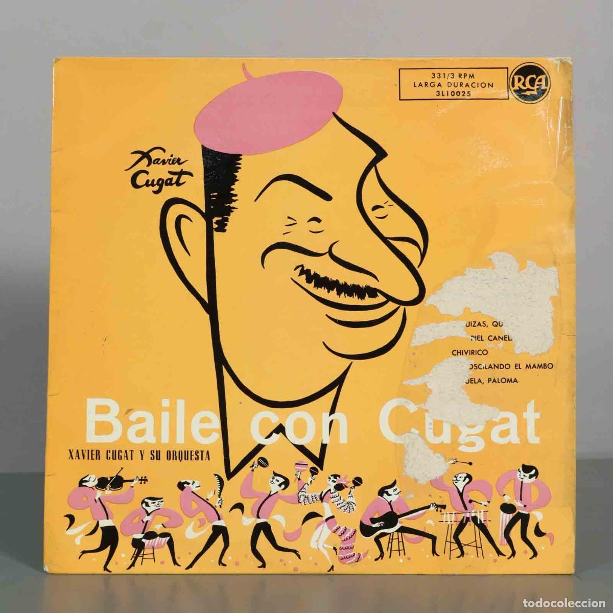 Discos de vinilo: LP. Baile con Cugat - Xavier Cugat y su Orquesta