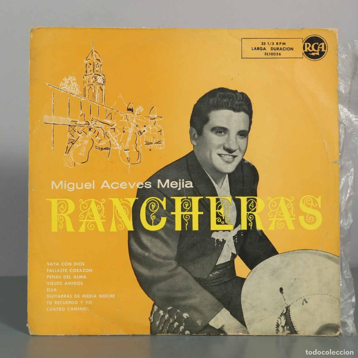 Discos de vinilo: LP. Rancheras - Miguel Aceves Mej&iacute;a