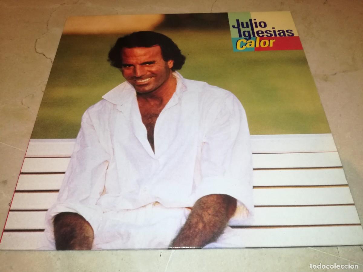 Discos de vinilo: JULIO IGLESIAS-CALOR-CONTIENE ENCARTE-ORIGINAL 1992