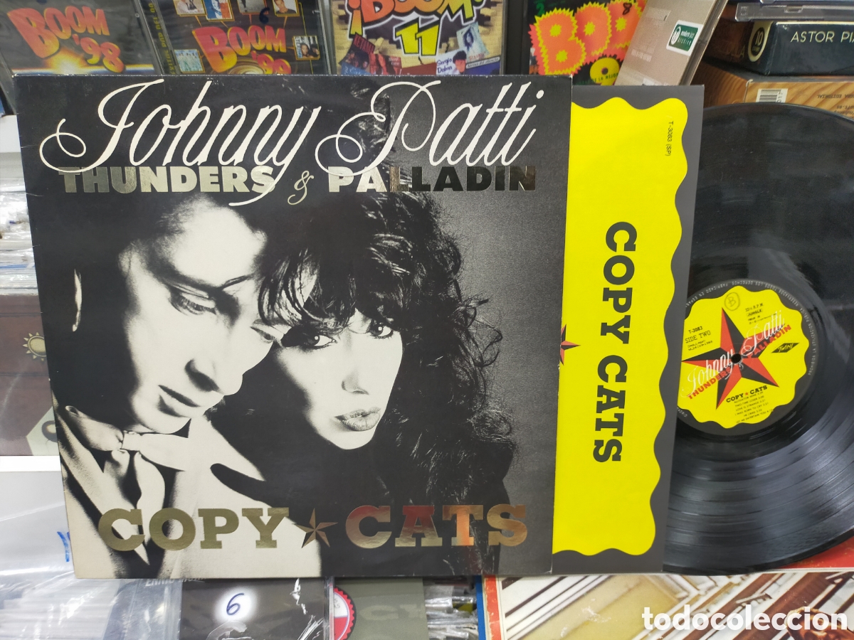 Discos de vinilo: Johnny thunders & Patti palladin lp copy Cats Espa&ntilde;a 1988