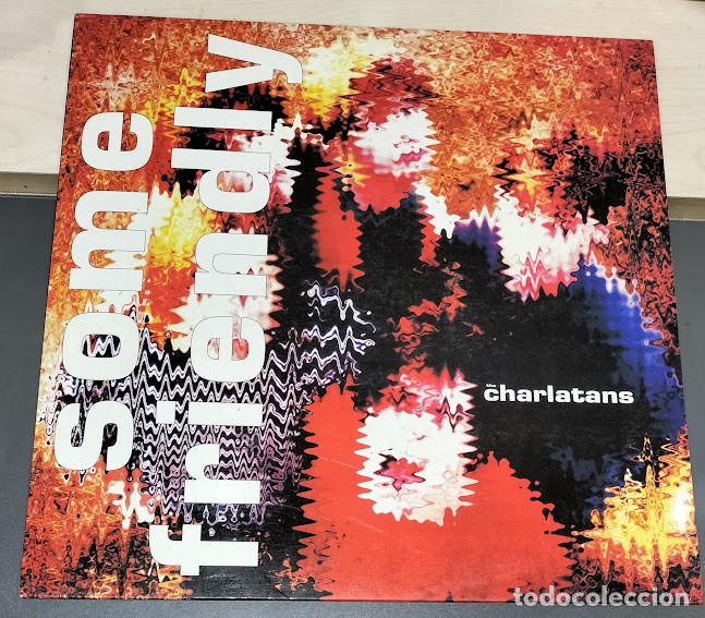 Discos de vinilo: The Charlatans &lrm;- Some Friendly - LP Victoria &lrm;ref. VLP-457. Ed. espa&ntilde;ola 1990.