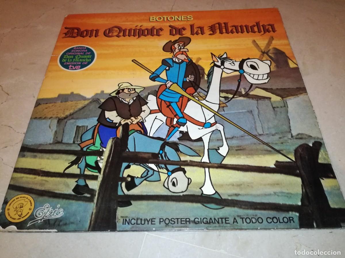 Discos de vinilo: BOTONES-DON QUIJOTE DE LA MANCHA-GATEFOLD-CON POSTER ORIGINAL-ORIGINAL 1979