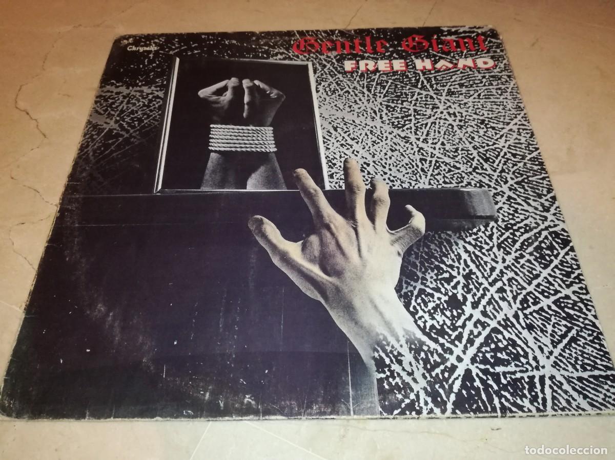 Discos de vinilo: GENTLE GIANT-FREE HAND-CONTIENE ENCARTE-ORIGINAL 1975