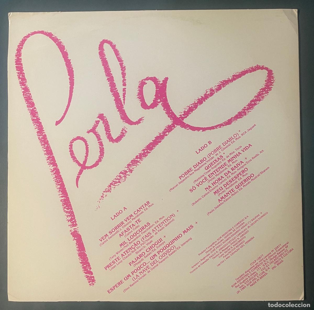Discos de vinilo: PERLA / PERLA / LP COPACABANA 1985 / BRASIL - Foto 2