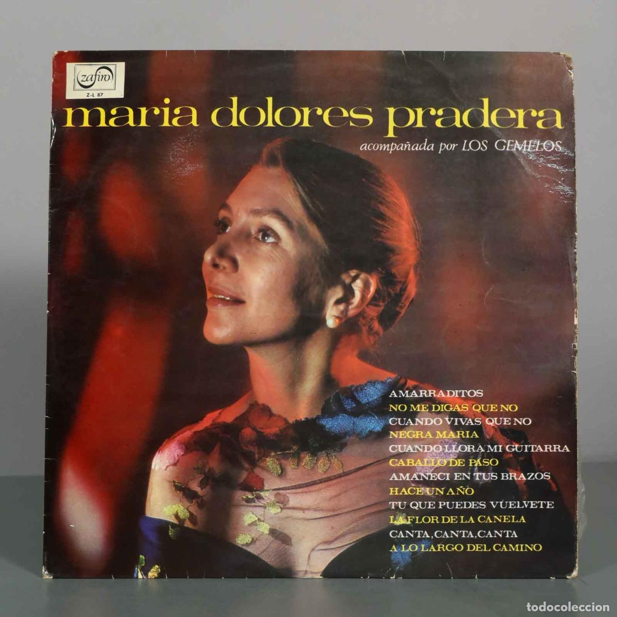 Discos de vinilo: LP. Maria Dolores Pradera - Maria Dolores Pradera acompa&ntilde;ada por Los Gemelos