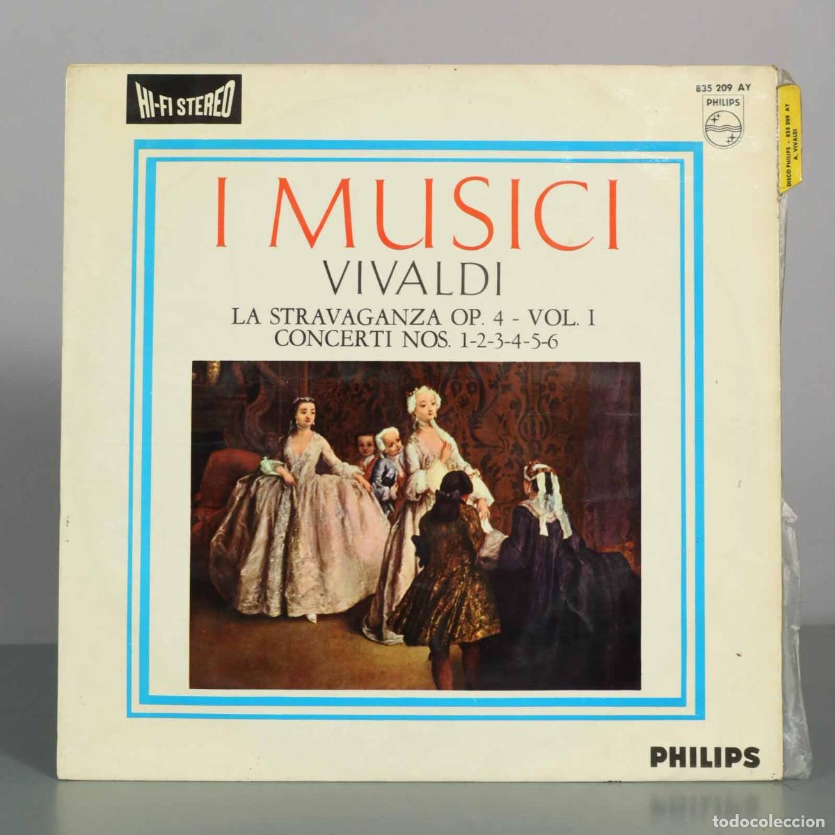 Discos de vinilo: LP. Vivaldi - La Stravaganza Op. 4 Vol. I - Concerti Nos. 1-2-3-4-5-6 - I Musici